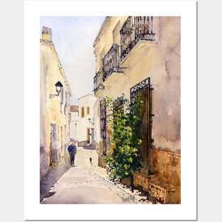 A Street in Ohanes, La Alpujarra, Almeria. Posters and Art
